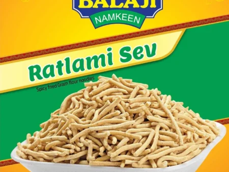 Ratlami Sev, Balaji Gujrati Namkeen, Snacks, 400 G