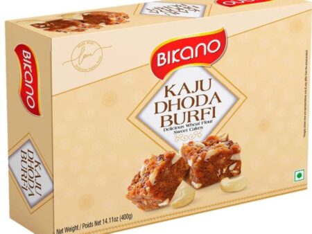 Bikano Kaju Dhoda Burfee (Delicious sweet cakes with cashew nuts) 400g