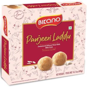 Bikano Panjeeri Laddu (Sweetened Wheat Flour Balls with Nuts) 400g