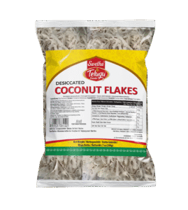 Telugu Foods Desiccated coconut flakes – 200gm