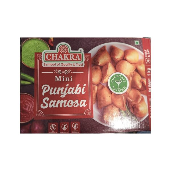 Frozen Chakra Mini Punjabi Samosa 1Kg