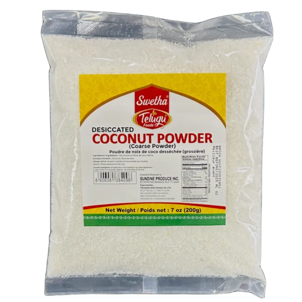 Desicated Coconut Powder (fine ) 200g – Telugu Foods