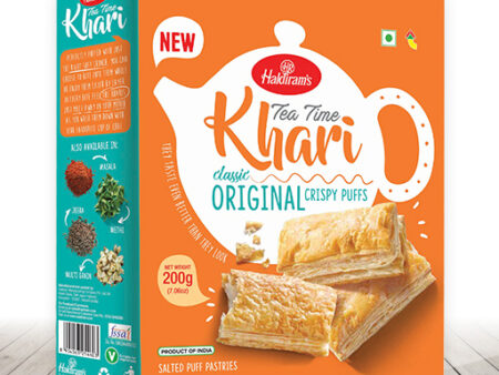 Haldiram's Tea Time Khari Classic Original Crispy Puffs 200g