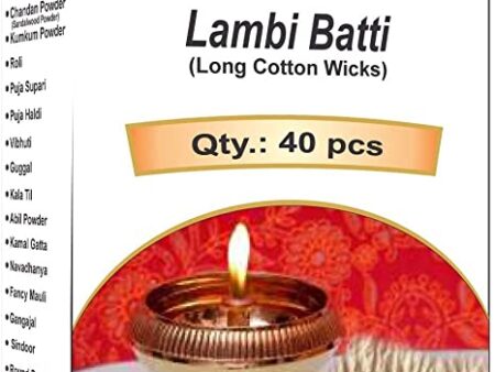 Puja Grah Lambi Batti 40pcs