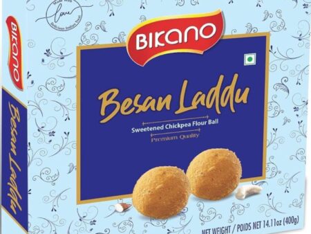 Bikano Besan Laddu (Sweetened Chickpea Flour Balls) 400g