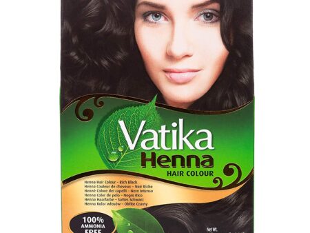 Vatika Henna Hair Color - Rich Black