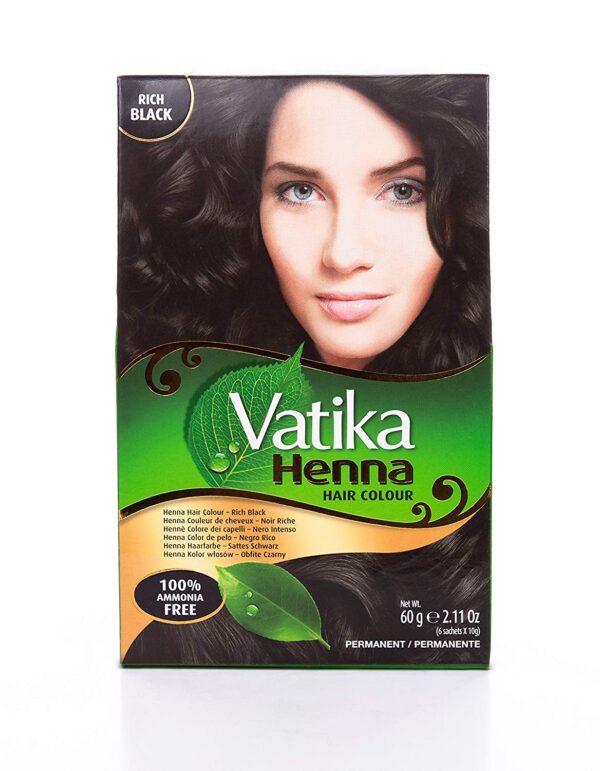 Vatika Henna Hair Color - Rich Black