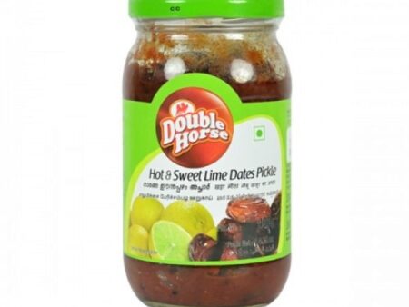 Double Horse hot and sweet Lime Dates Pickle - 400g
