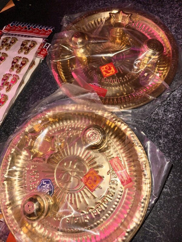 Copper Puja Plate