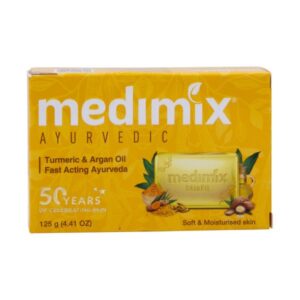 Medimix Handmade Ayurvedic Soap with Turmeric & Argan Oil – 125g