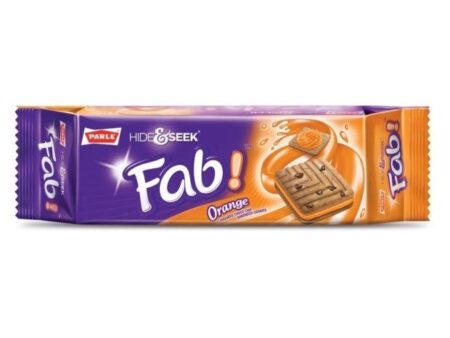 Parle Hide & Seek Fab Orange Cookies- 112g