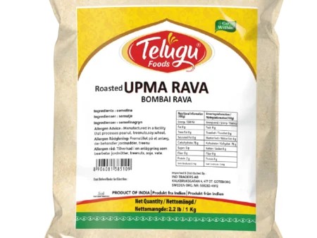 Telugu Foods Roasted Upma Rava  ( BOMBAY RAVA)1 KG