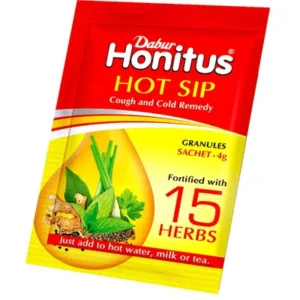 Dabur Honitus Hot Sip Granules, 1 Sachet