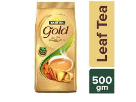 Tata Gold | Gently Rolled | Aromatic Long Leaves | Assam CTC leaves | Premium Quality | Loose Leaves Pack  500g