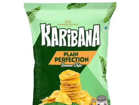 Karibana Banana Chips Plain Perfection | Madras Munch | 150g