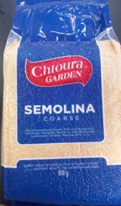 chtoura garden semolina  coarse 900g