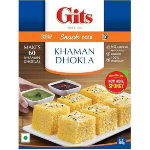 Gits Instant Khaman Dhokla Snack Mix, 500g