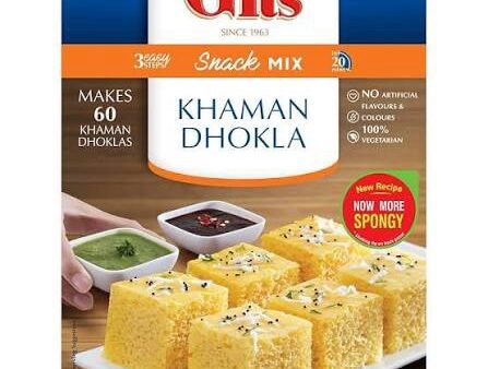 Gits Instant Khaman Dhokla Snack Mix, 500g