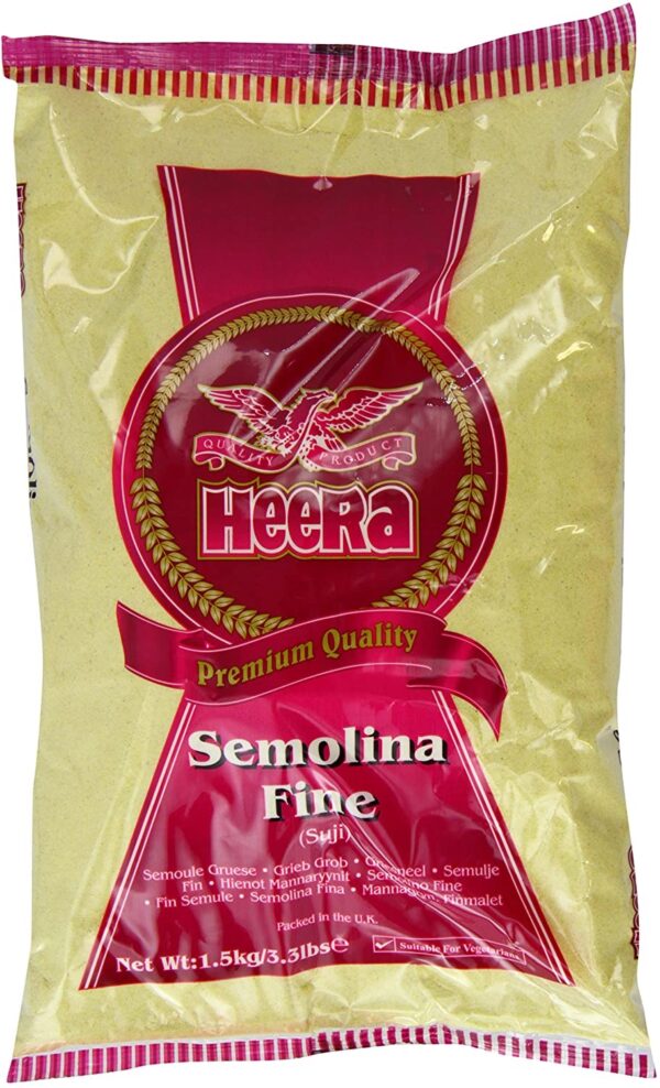 Heera Semolina Fine ( 6 x 1.5 kg )