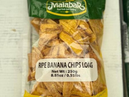 CROWN MALABAR RIPE BANANA CHIPS 250 G