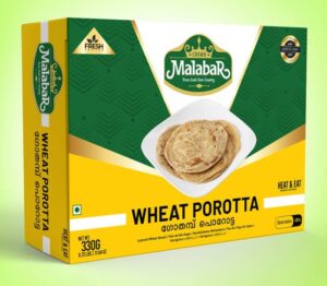 Crown Malabar  WHEAT POROTTA 330gm