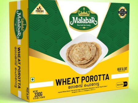 Crown Malabar  WHEAT POROTTA 330gm