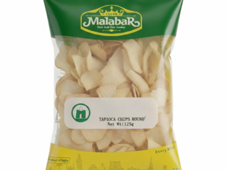 Crown Malabar Tapioca Chips Round - 125g