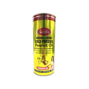 swetha cold pressed peanut oil 1 ltr tin