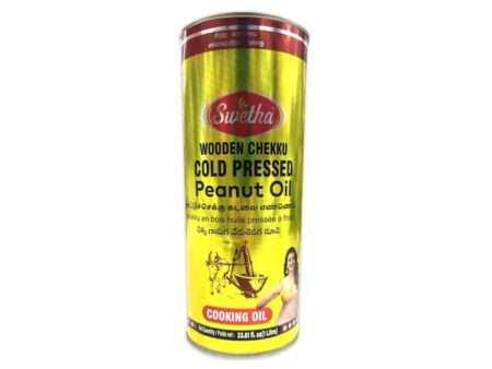 swetha cold pressed peanut oil 1 ltr tin