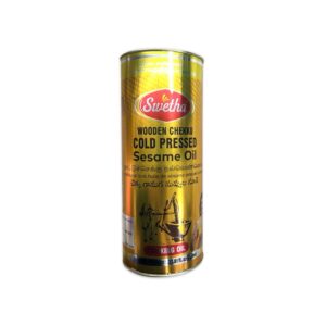 swetha sesame cold pressed oil 1 ltr tin