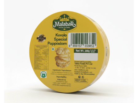 Crown Malabar Kerala Special Pappadam - 200g