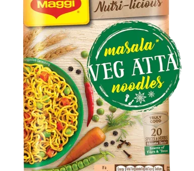 Maggi Masala Veg Atta Noodles - 72.5g