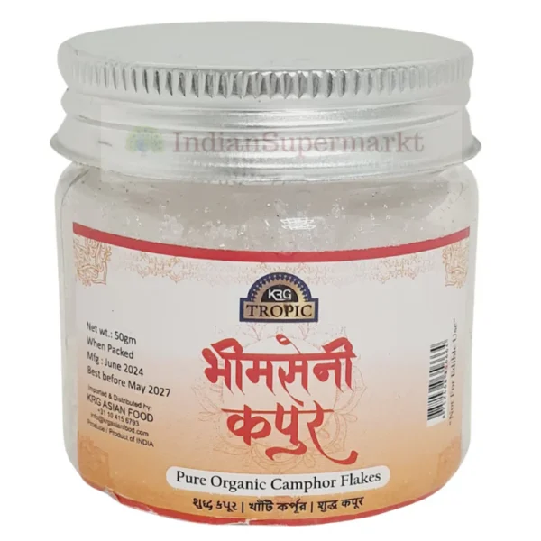 KRG Bhimseni Kapoor (Pure Organic Camphor) - 50gm