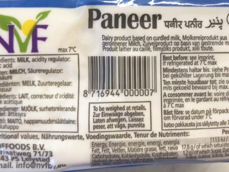 NVF Fresh Paneer  400g (Approx)