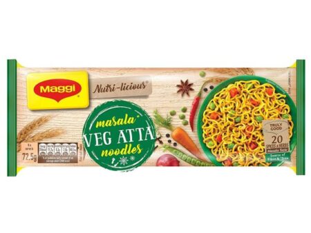 MAGGI NUTRI-LICIOUS Masala Veg Atta Noodles – (Pack of 4) 290g