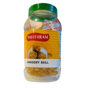 Pavithram Jaggery Round | Jaggery Ball 908g in pack