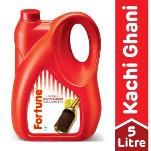 FORTUNE MUSTARD OIL PURE KACHI GHANI 5 LTR