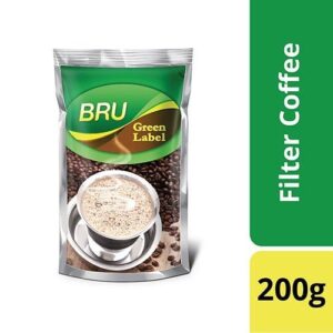 Bru Green label  Instant Coffee Pouch 200g