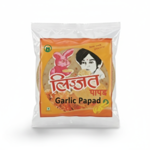 Lijjat Papad – Garlic Papad – 200g