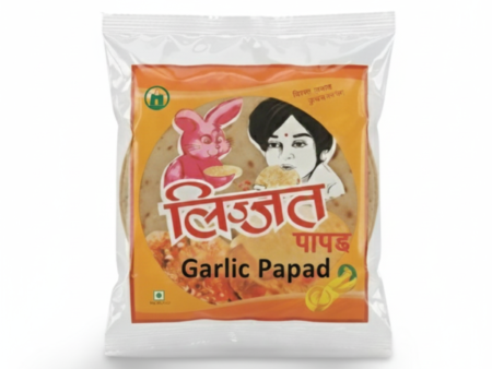 Lijjat Papad - Garlic Papad - 200g